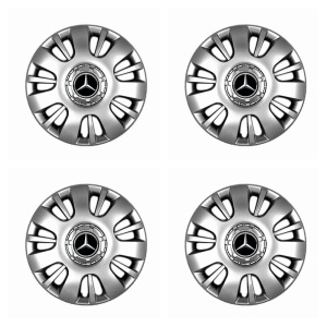 Set 4 Capace Roti 16 inchi (R16) Compatibile Cu MERCEDES, model - 407 - Img 2