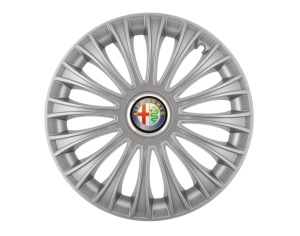 Set 4 capace roti 16 inchi (R16) Dino Gri, Compatibile cu Alfa Romeo