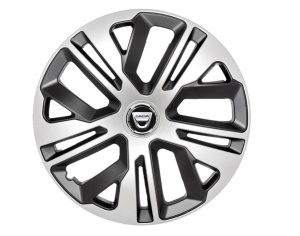 Set 4 capace roti 16`` Raven Gri-Negru, Compatibile cu Dacia, - Img 1