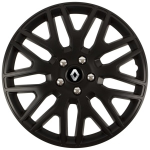 Set 4 Capace Roti 17 inchi (R17) Dakar Negru, Compatibile Cu Renault