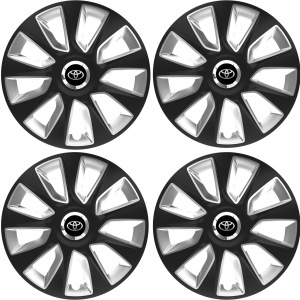 Set 4 Capace Roti 17 inchi (R17) Stratos Negru-Gri, Compatibile Cu Toyota - Img 2