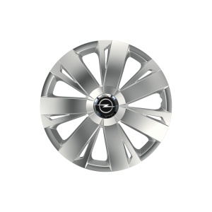 Set 4 capace roti Cu Inel Cromat Energy R15 pentru gama auto Opel - Img 1