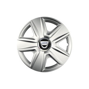 Set 4 capace roti Cu Inel Cromat Esprit R16 pentru gama auto Dacia - Img 1
