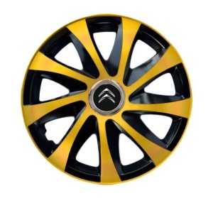 Set 4 capace roti Drift extra gold R14 Compatibil Cu Citroen