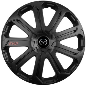 Set 4 Capace Roti Evo Negru R14, Pentru Mazda - Img 3