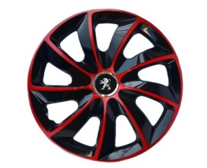 Set 4 capace roti Extra Stig Red R17 pentru gama auto Peugeot - Img 1