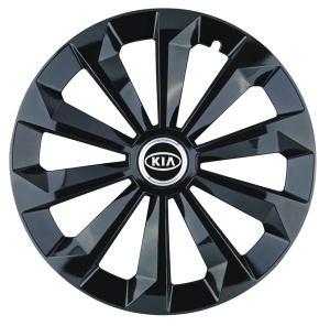 Set 4 capace roti Fame Negru R14 pentru gama auto Kia - Img 1