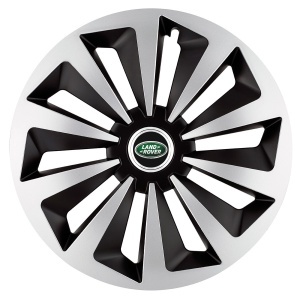Set 4 capace roti Fox Gri-Negru R17 pentru gama auto Land Rover - Img 1