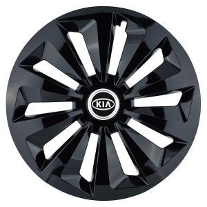 Set 4 capace roti Fox negru R14 Compatibil Cu Kia - Img 3