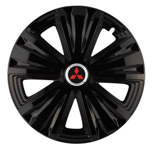 Set 4 capace roti Glory negru R15 Compatibil Cu Mitsubishi