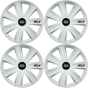 Set 4 Capace Roti GTX Alb R15, Compatibil Cu Kia - Img 2