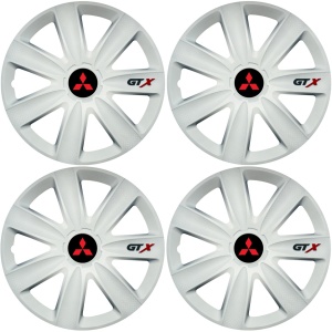 Set 4 Capace Roti GTX Alb R15, Compatibil Cu Mitsubishi - Img 2