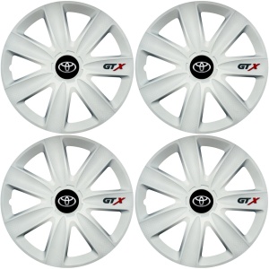 Set 4 Capace Roti GTX Alb R15, Compatibil Cu Toyota - Img 2