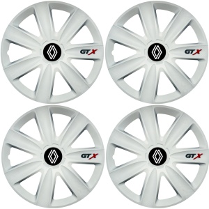 Set 4 Capace Roti GTX Alb R16, Compatibil Cu Renault Nou - Img 2