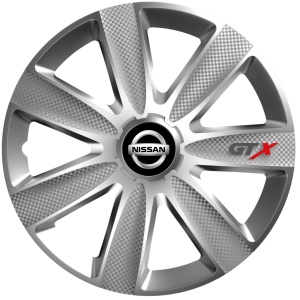 Set 4 Capace Roti GTX Gri R15, Pentru Nissan