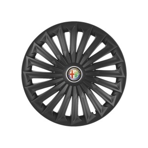 Set 4 capace roti Joy Negru R14 Compatibil Cu Alfa Romeo - Img 3