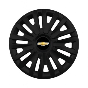 Set 4 capace roti potrivite jantelor de 15 inch (R15) compatibile CHEVROLET, Model - 313 Black