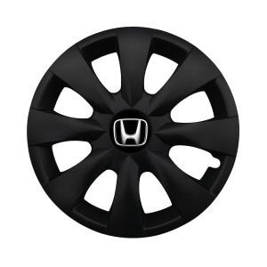 Set 4 capace roti potrivite jantelor de 15 inchi (R15) compatibile HONDA, Model - 316 Black Edition