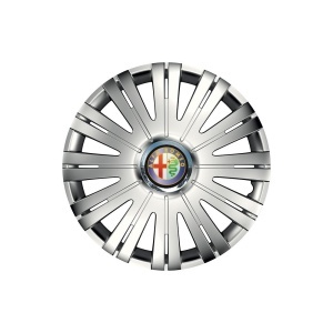 Set 4 Capace Roti potrivite jantelor de 16 inch, pentru Alfa Romeo, model Active Crom - Img 2