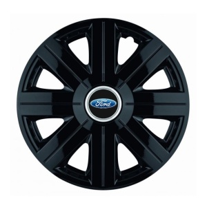 Set 4 Capace Roti, potrivite jantelor de R14, pentru Ford, model Cosmos Negru - Img 1