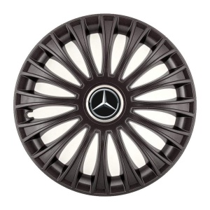 Set 4 Capace Roti, potrivite jantelor de R14, pentru Mercedes-Benz, model dino Negru - Img 3