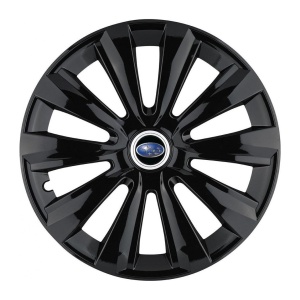 Set 4 Capace Roti, potrivite jantelor de R14, pentru Subaru, model delta negru - Img 3