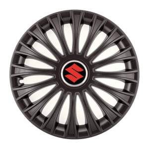 Set 4 Capace Roti, potrivite jantelor de R14, pentru Suzuki, model dino Negru - Img 3