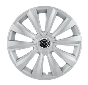 Set 4 Capace Roti, potrivite jantelor de R16, pentru Mazda, model delta cromat - Img 1