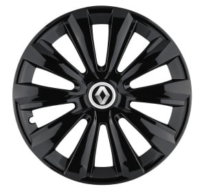 Set 4 Capace Roti, potrivite jantelor de R16, pentru Renault, model delta negru