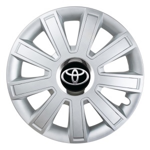 Set 4 Capace Roti, potrivite jantelor de R16, pentru Toyota, model flash cromat - Img 3