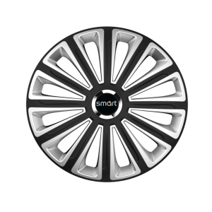 Set 4 capace roti R16 Compatibil Cu Smart Trend Silver-Black