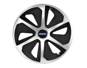 Set 4 capace roti Roco Gri-Negru R15 Compatibil Cu Volvo