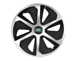 Set 4 capace roti Roco Gri-Negru R16 pentru gama auto Land Rover - Img 1