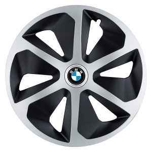 Set 4 capace roti Roco Gri-Negru R17 pentru gama auto BMW - Img 3