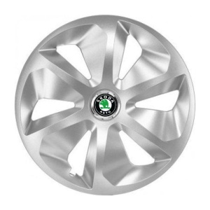Set 4 Capace Roti Roco Gri R15, pentru Skoda - Img 3