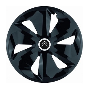 Set 4 Capace Roti Roco Negru R15, pentru Citroen - Img 3