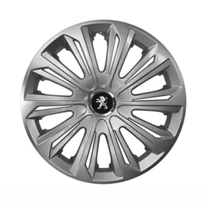 Set 4 capace roti Strong silver varnished R15 Compatibil Cu Peugeot