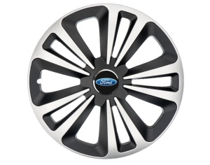 Set 4 Capace Roti Terra Gri-Negru R15, Compatibil Cu Ford