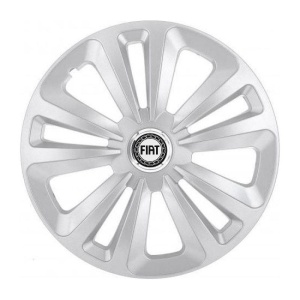 Set 4 Capace Roti Terra Gri R15 pentru Fiat - Img 3