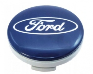 Set 4 capacele roti 54mm albastre, Ford Focus/Mondeo/Kuga, pentru jante aliaj - Img 5