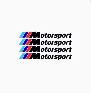 Set 4 stickere manere Motor Sport 10x1,5cm, Creative Rey®