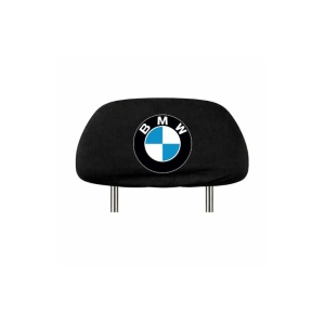 Set 5 huse tetiere negre, pentru gama auto BMW - Img 2