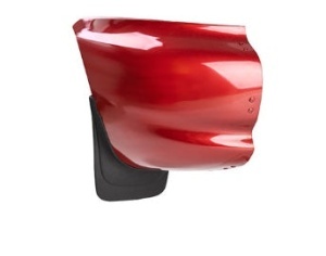 Set Aparatori Noroi Cauciuc Universale Fata | Spate MODEL III - 45 x 27,5 cm - Autoutilitare | SUV | Jeep - Img 2