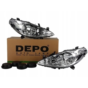 Set Faruri Dreapta + Stanga Am Peugeot 307 2001-2005 6205Z3 + 6204Z3