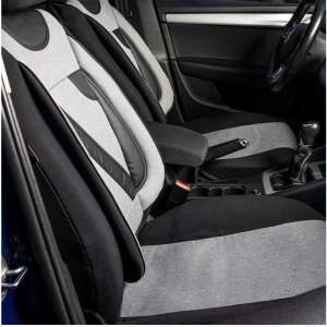 Set Huse Scaune Universale Nero Gri Personalizate cu Volkswagen - Img 4