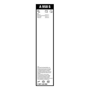 Set stergatoare Bosch Seat Altea, Toledo III 650/650 - Img 3