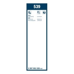 Stergatoare auto Bosch pentru BMW Seria 5 E39 1995-2003 model Twin pentru parbriz 650mm / 550mm - Img 2