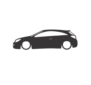 Sticker OPEL ASTRA H COUPE 15x4.7 cm, Creative Rey®