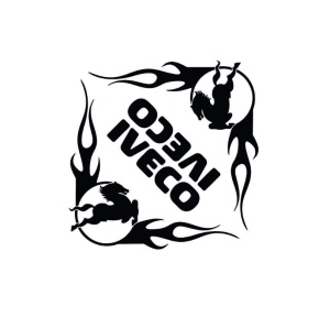 Sticker Set Geam Iveco 30x30 cm, Creative Rey®