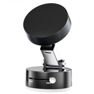 Suport magnetic cu ventuză și braț reglabil – pentru telefon, birou sau mașină, negru, înălțime 12,4 cm - Img 6